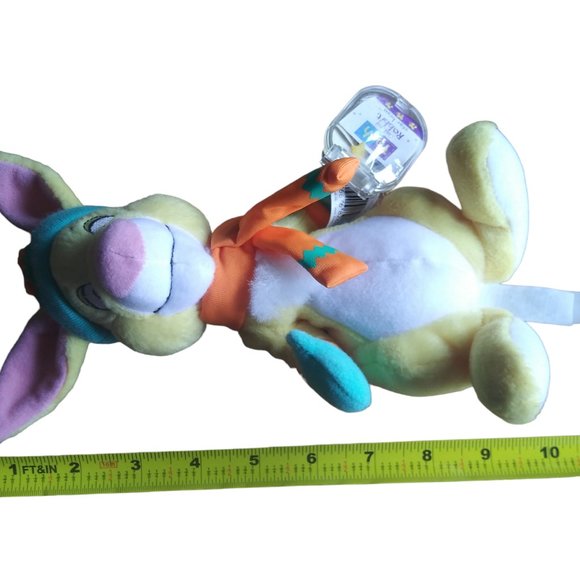 Disney Star Bean Rabbit Winnie The Pooh Stuffed Plush 9 Inch Toy with Tag Mattel - Picture 6 of 6